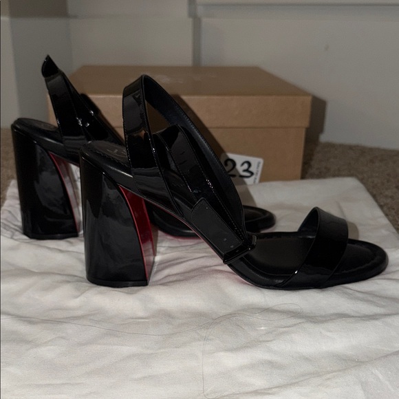 Christian Louboutin Miss Sabina 85 Strappy Heels - Picture 4 of 7